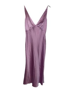 NWT BHLDN Hazel V-Neck Stretch Satin Midi Dress Size Small